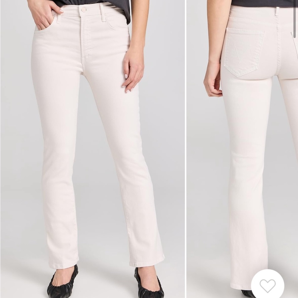 Mother The Insider Flood Jeans Crystal Grey